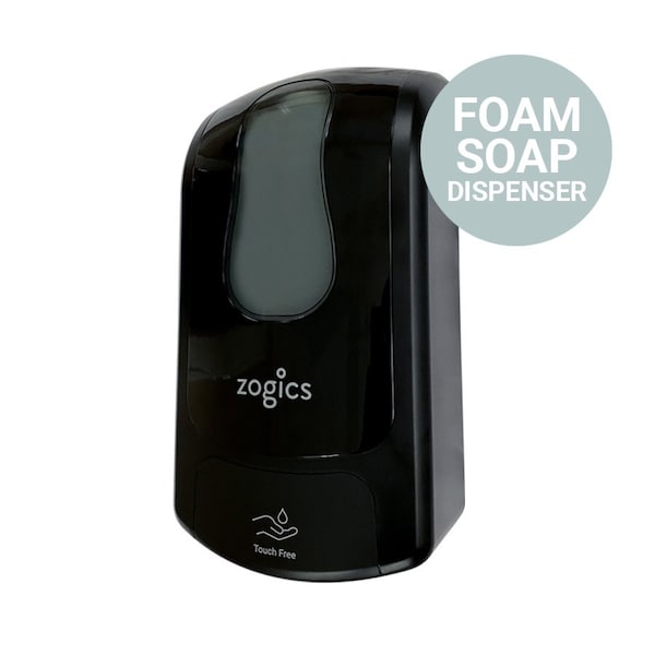 Zogics Foam Soap Dispenser, Touch-Free, Wall Mounted - White SOAPDIS01FOAM-WH - main
